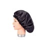 Bifull Bonnet en satin noir anti-frisottis