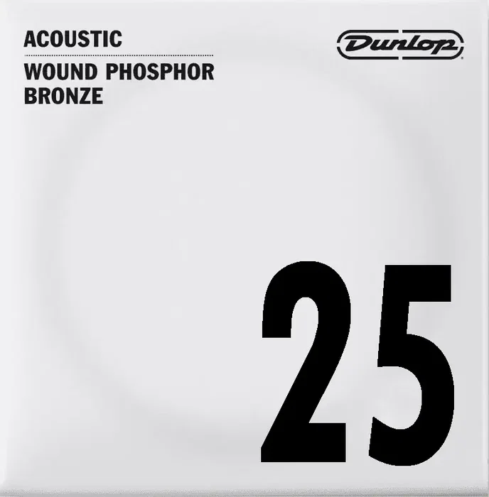 Dunlop 92/8 Phosphor Bronze .025 Cordes acoustiques Dunlop 92/8 Phosphor Bronze .025 Cordes acoustiques