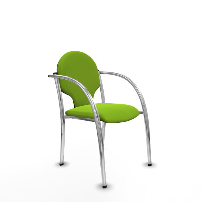 Piqueras Y Crespo Chaise Hellín en Similicuir Pistache avec Accoudoirs Fixes Piqueras Y Crespo Chaise Hellín en Similicuir Pistache avec Accoudoirs Fixes
