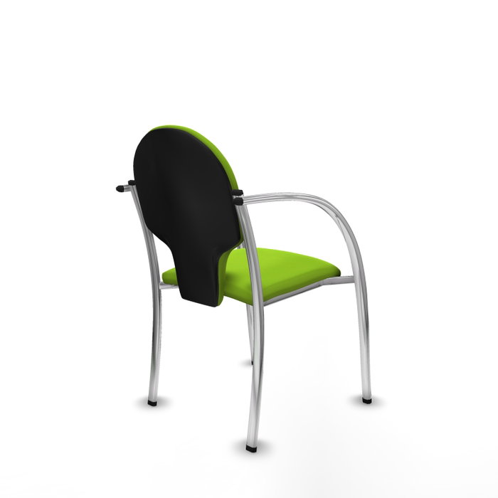 Piqueras Y Crespo Chaise Hellín en Similicuir Pistache avec Accoudoirs Fixes Piqueras Y Crespo Chaise Hellín en Similicuir Pistache avec Accoudoirs Fixes