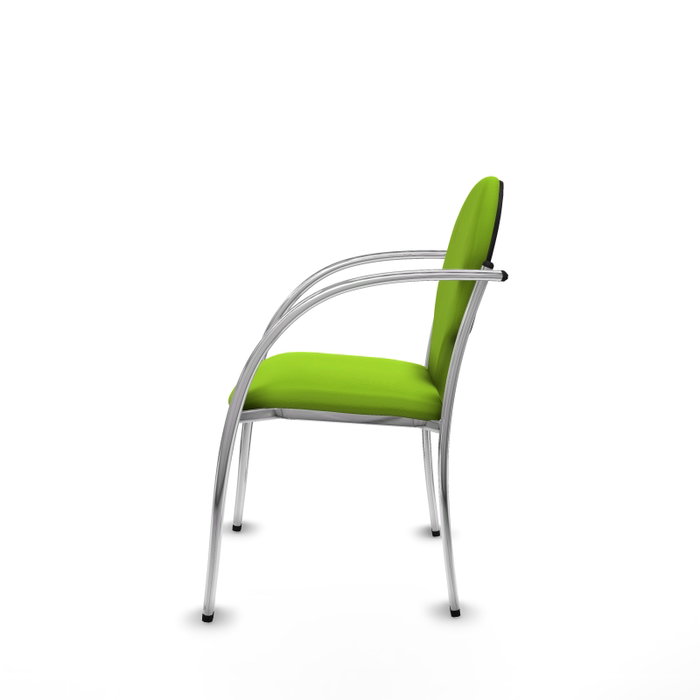 Piqueras Y Crespo Chaise Hellín en Similicuir Pistache avec Accoudoirs Fixes Piqueras Y Crespo Chaise Hellín en Similicuir Pistache avec Accoudoirs Fixes