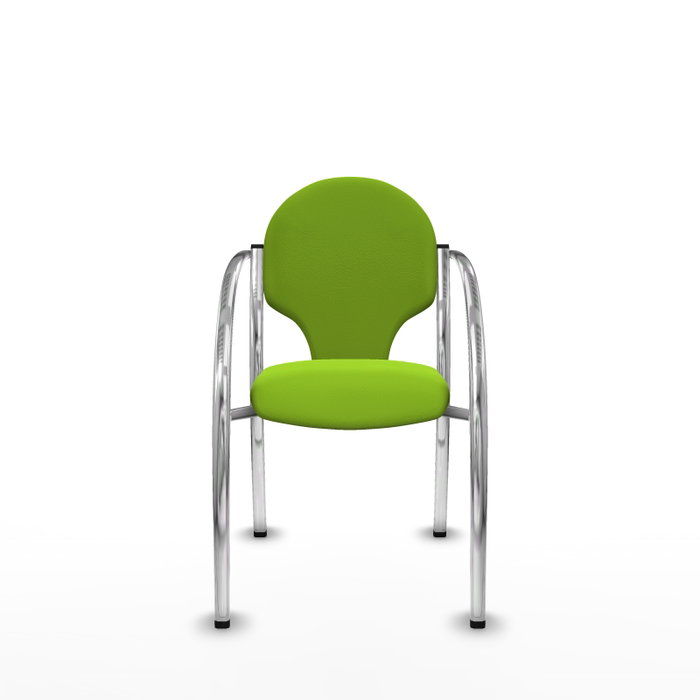 Piqueras Y Crespo Chaise Hellín en Similicuir Pistache avec Accoudoirs Fixes Piqueras Y Crespo Chaise Hellín en Similicuir Pistache avec Accoudoirs Fixes