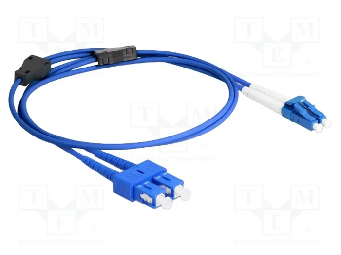 DELOCK Cordon de raccordement en fibre optique OS2 LC/UPC-SC/UPC 1m DELOCK Cordon de raccordement en fibre optique OS2 LC/UPC-SC/UPC 1m