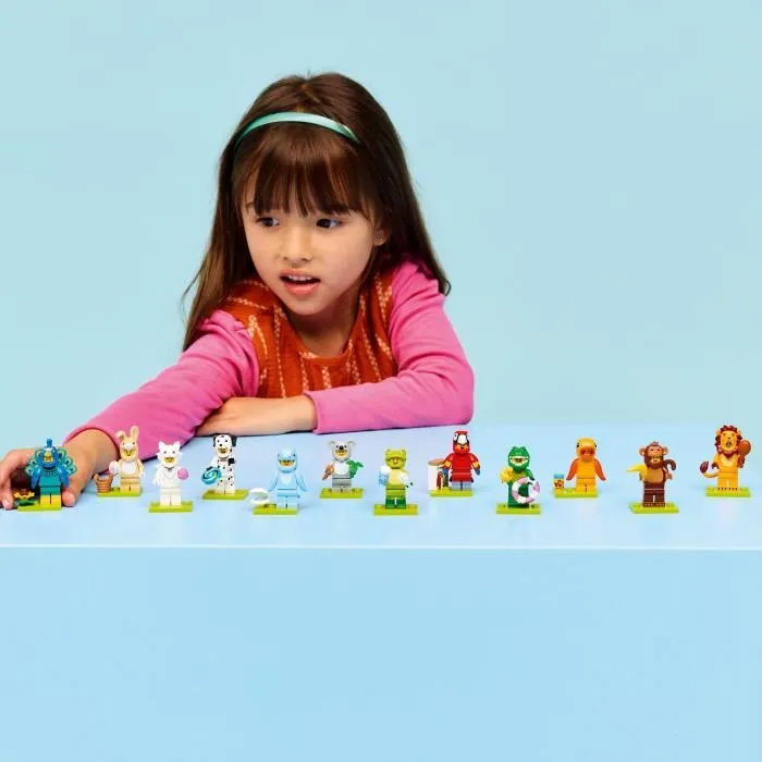 LEGO Minifigures 71051 - Série 28 Animaux - Boîte Mystère avec 1 Minifigurine Aléatoire à Collectionner - Jeu de Construction - Pour Enfants Dès 5 Ans