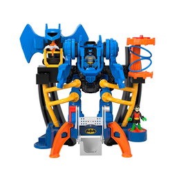 IMAGINEXT Batman DC Super Friends - Robot Centre de Commande avec Batwing - Jouet d'Action Démontable - Version Multilingue
