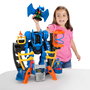 IMAGINEXT Batman DC Super Friends - Robot Centre de Commande avec Batwing - Jouet d'Action Démontable - Version Multilingue