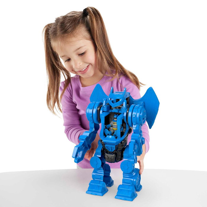 IMAGINEXT Batman DC Super Friends - Robot Centre de Commande avec Batwing - Jouet d'Action Démontable - Version Multilingue