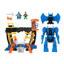 IMAGINEXT Batman DC Super Friends - Robot Centre de Commande avec Batwing - Jouet d'Action Démontable - Version Multilingue