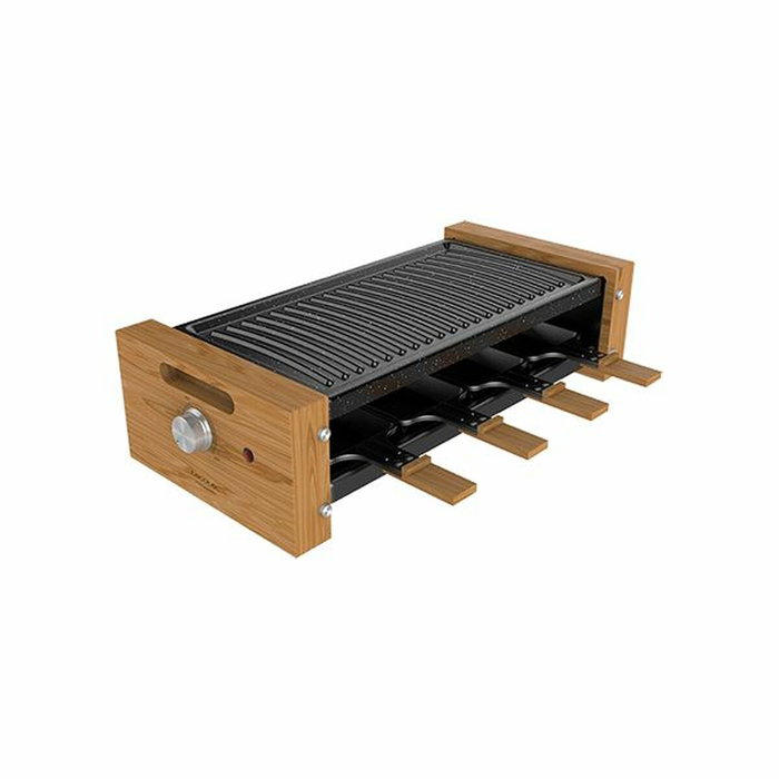 Grill Cecotec Cheese&Grill 8200 Wood Black 1200 W Grill Cecotec Cheese&Grill 8200 Wood Black 1200 W