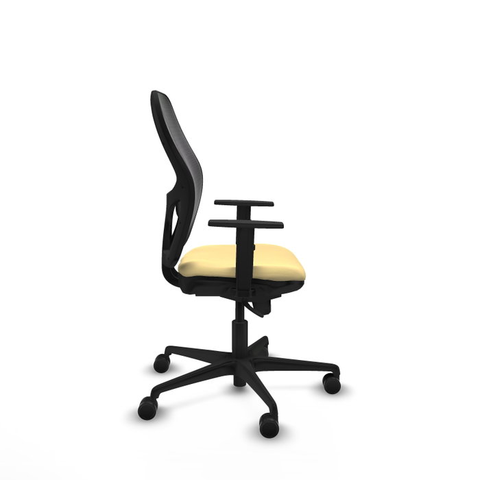 Piqueras y Crespo Chaise de Bureau Jorquera Crème et Noir Piqueras y Crespo Chaise de Bureau Jorquera Crème et Noir