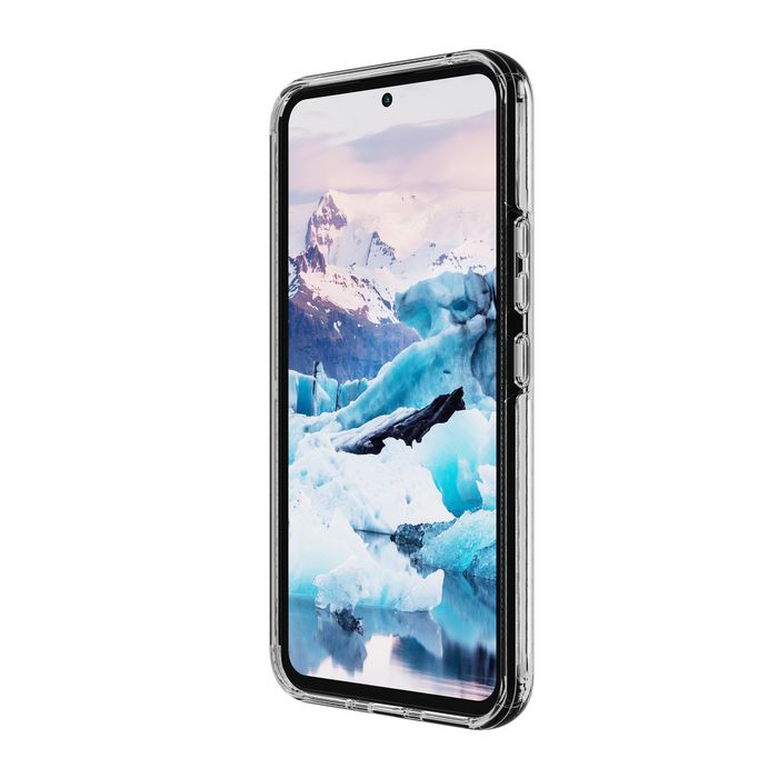 dbramante1928 Iceland Pro Etui Coque Protection Galaxy A54 Transparent Clair avec Protection Chute 3 m, Compatible MagSafe, Matériau Recyclé