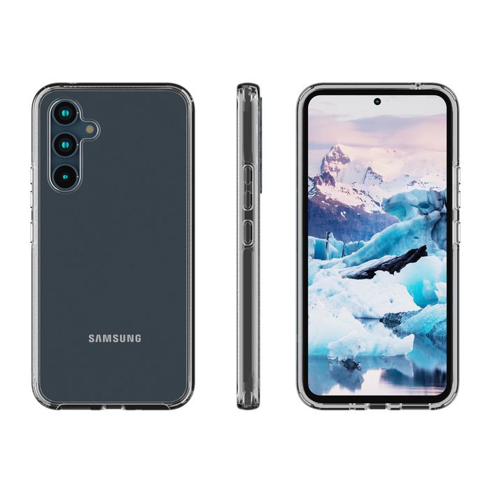 dbramante1928 Iceland Pro Etui Coque Protection Galaxy A54 Transparent Clair avec Protection Chute 3 m, Compatible MagSafe, Matériau Recyclé