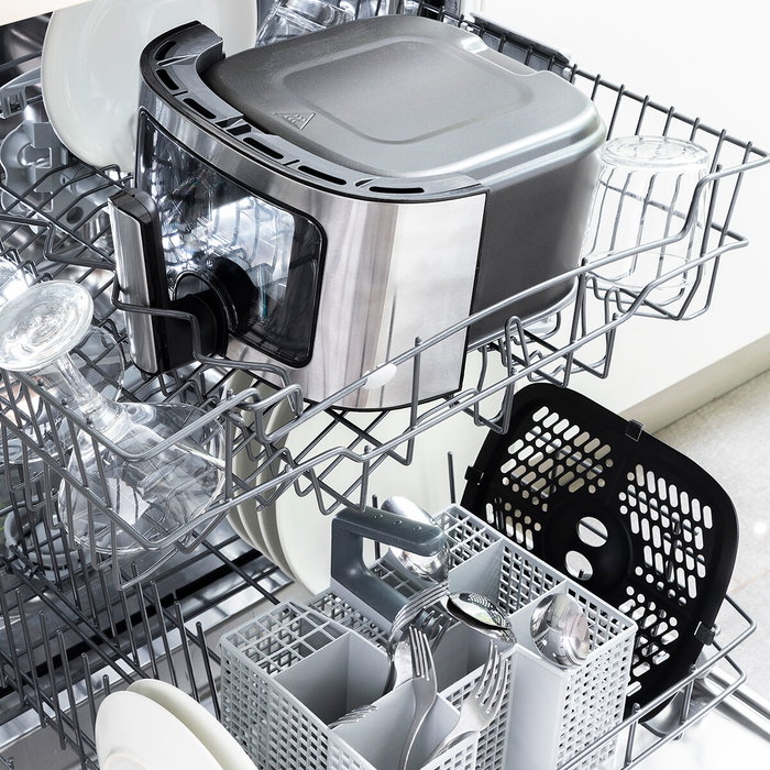 Friteuse à Air InnovaGoods Fryinn View 6500 Noir 1700 W 6,5 L Acier inoxydable Friteuse à Air InnovaGoods Fryinn View 6500 Noir 1700 W 6,5 L Acier inoxydable