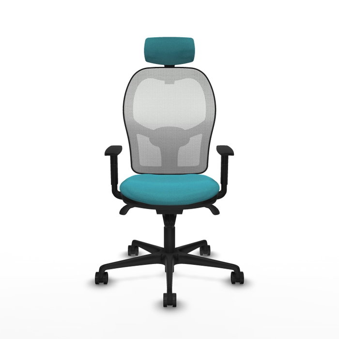 Piqueras y Crespo Chaise de Bureau Jorquera Turquoise et Blanc Piqueras y Crespo Chaise de Bureau Jorquera Turquoise et Blanc