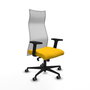 Piqueras y Crespo Chaise de Bureau Albacete Jaune et Blanc