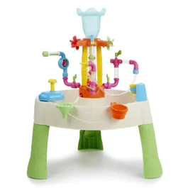 Little Tikes - Table à eau fontaine pour enfants à partir de 3 ans, activités de motricité et jeux d'eau en plein air