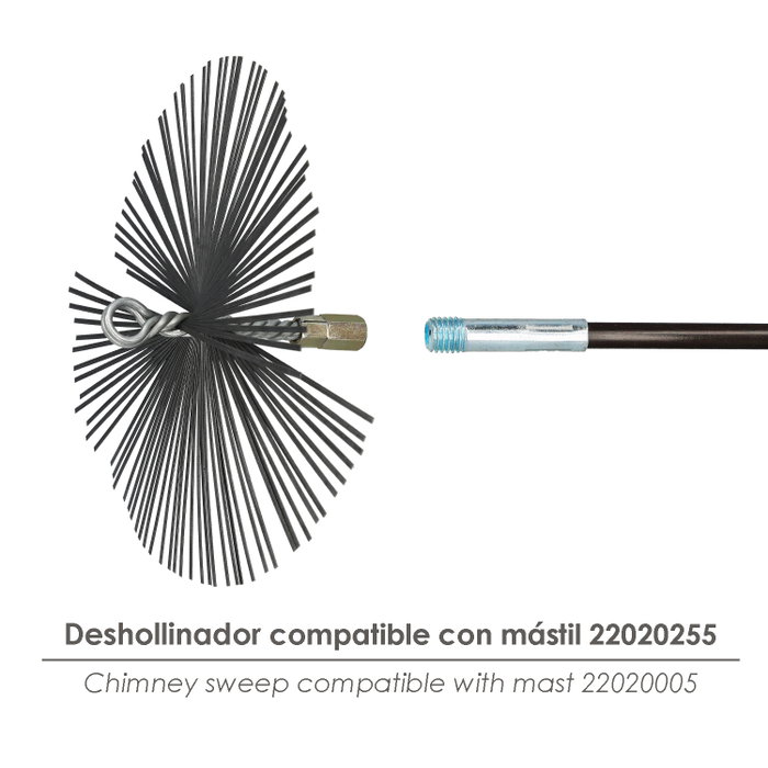WOLFPACK LINEA PROFESIONAL Brosse de débroussaillage en acier 250 mm M12 WOLFPACK LINEA PROFESIONAL Brosse de débroussaillage en acier 250 mm M12
