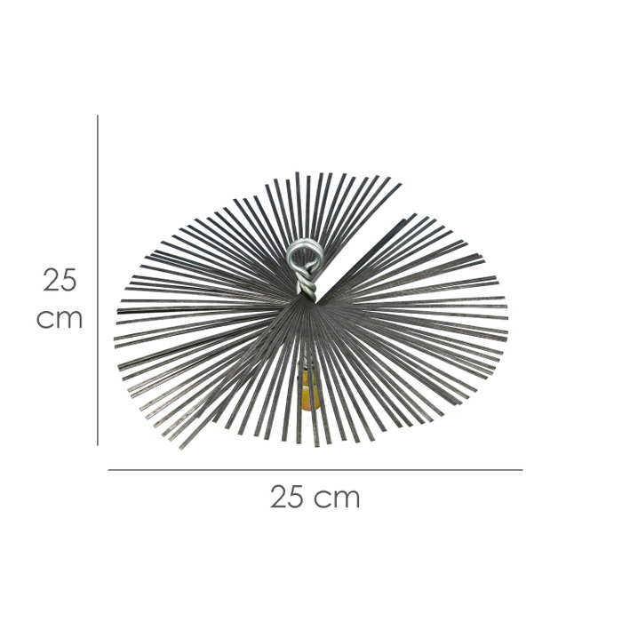 WOLFPACK LINEA PROFESIONAL Brosse de débroussaillage en acier 250 mm M12 WOLFPACK LINEA PROFESIONAL Brosse de débroussaillage en acier 250 mm M12
