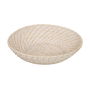 Centre de Table Blanc Bambou Rotin 35 x 35 x 8 cm (2 Unités)