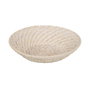 Centre de Table Blanc Bambou Rotin 35 x 35 x 8 cm (2 Unités)