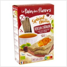 LE PAIN DES FLEURS Tostada Castaña Special Matin 230g Bio