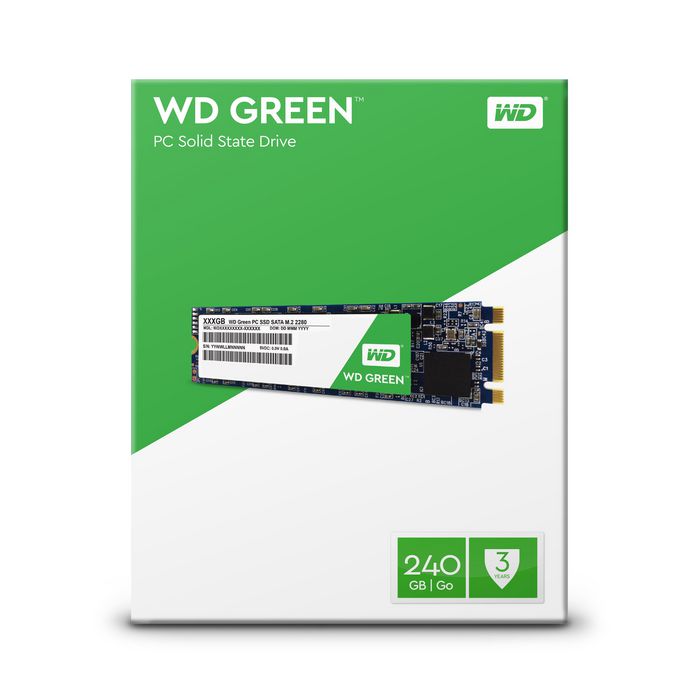 Western Digital WD Green 240 Go M.2 SATA Western Digital WD Green 240 Go M.2 SATA