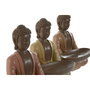 Home ESPRIT Figurine Décorative Buda Oriental Résine (Lot de 3)