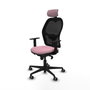 Piqueras y Crespo Chaise de Bureau avec Appui-tête Jorquera 1D036G2 Rose