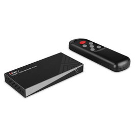 Lindy Switch HDMI 8K60 3 ports - Commutateur HDMI Ultra HD 8K à 60 Hz HDR avec 3 entrées et télécommande