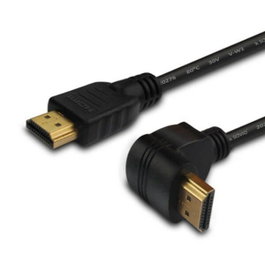 Savio Câble HDMI CL-108 Noir 1,5 m en angle