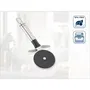 Leifheit ProLine 3128 Coupe-pizza avec roulette en acier inoxydable et roue en nylon pour une découpe sans rayures