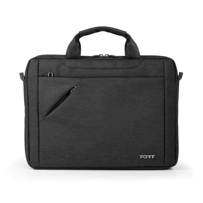 PORT DESIGNS Sacoche pour ordinateur portable 13/14 pouces ECO SYDNEY Noir - Compartiment rembourré, poches de rangement, bandoulière réglable, matériaux recyclés PORT DESIGNS Sacoche pour ordinateur portable 13/14 pouces ECO SYDNEY Noir - Compartiment rembourré, poches de rangement, bandoulière réglable, matériaux recyclés