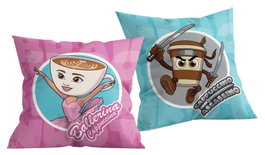 Halantex Coussin Fun Duo Italian Brainrot 40 x 40 cm