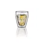 Bodum - Set de 6 verres à double paroi Titlis - 0.25 L (25 cl) - Verre borosilicate transparent - Isolation thermique pour café, thé et cocktails - Lavable au lave-vaisselle