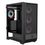 Keep Out Boîtier PC Gaming XC-501 MESH Noir ATX/Micro-ATX/ITX avec 3 Ventilateurs ARGB