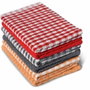 Home Linge Passion Lot de 6 torchons essuie-mains en coton éponge multicolores 45x60 cm