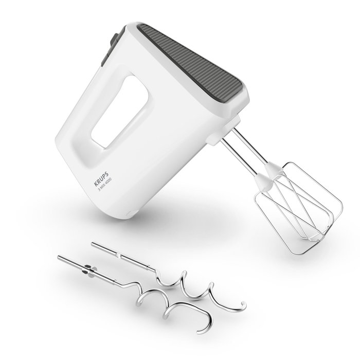 Krups Mixeur Plongeant 3Mix 4000 Blanc GN4001 Krups Mixeur Plongeant 3Mix 4000 Blanc GN4001
