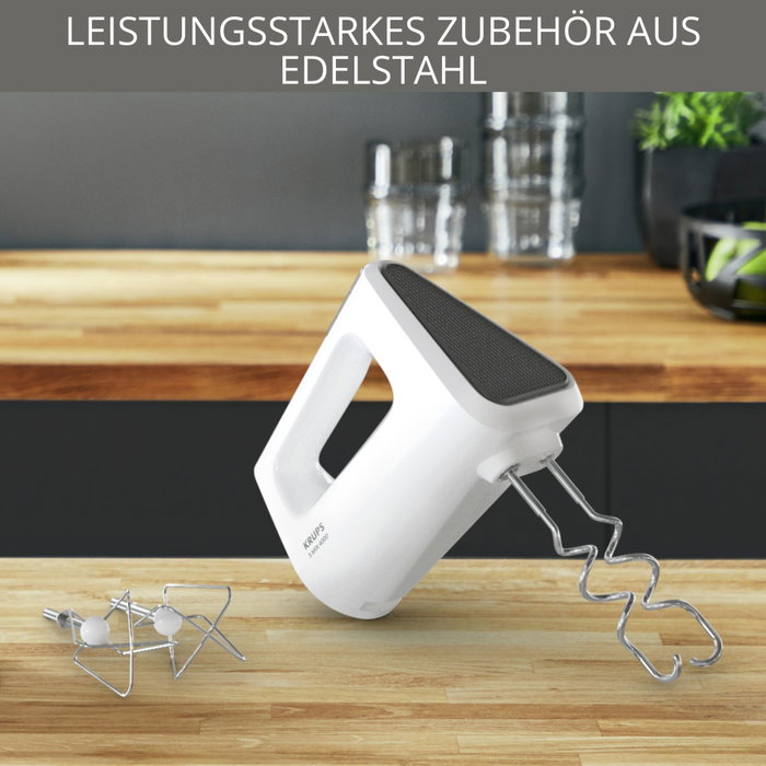 Krups Mixeur Plongeant 3Mix 4000 Blanc GN4001 Krups Mixeur Plongeant 3Mix 4000 Blanc GN4001
