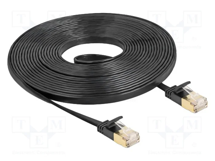 DELOCK Cordon de raccordement Cat 7 U/FTP 5m Noir DELOCK Cordon de raccordement Cat 7 U/FTP 5m Noir
