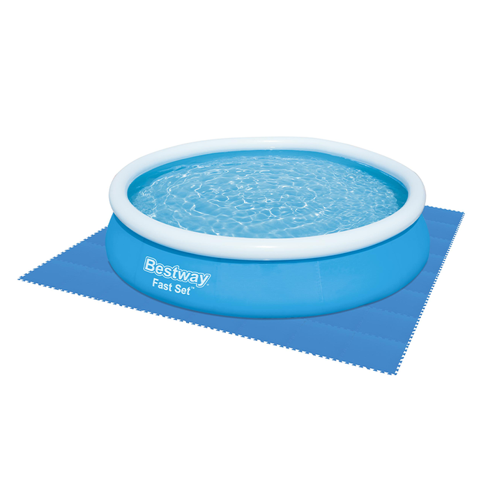 Bestway 58220 Tapis de sol en mousse bleu pour piscine 9 pièces 50x50 cm Bestway 58220 Tapis de sol en mousse bleu pour piscine 9 pièces 50x50 cm