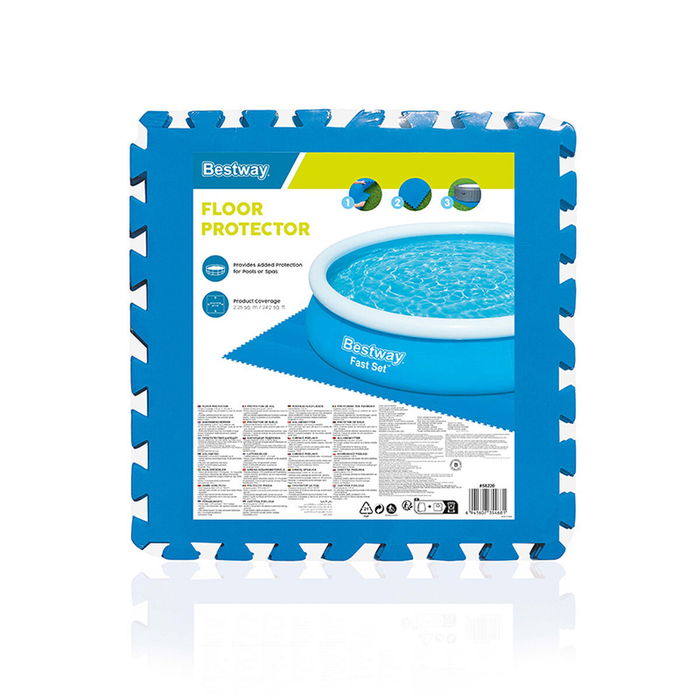 Sol protecteur pour piscine démontable Bestway 50 x 50 cm Sol protecteur pour piscine démontable Bestway 50 x 50 cm