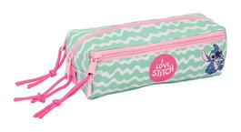 Safta Portatodo triple petit avec gomme élastique 20 cm Stitch Ice Cream, organisation, dimensions 22 x 8.5 x 6 cm