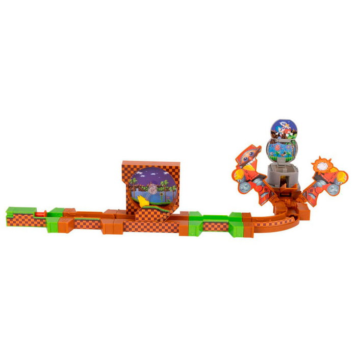 JAKKS PACIFIC Playset Super Sonic Deluxe Go Go Racers - Jeu de figurines et véhicules Sonic the Hedgehog