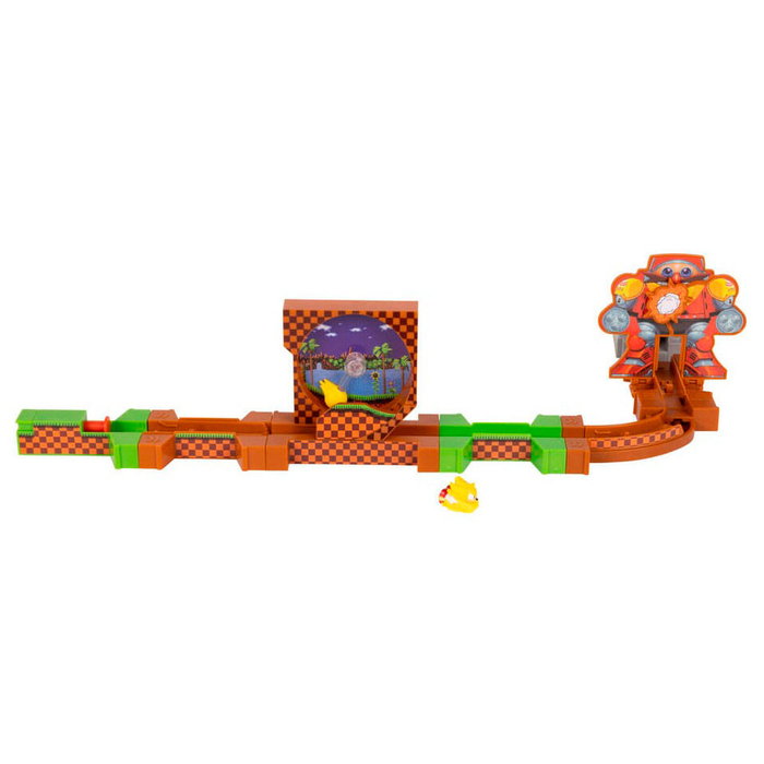 JAKKS PACIFIC Playset Super Sonic Deluxe Go Go Racers - Jeu de figurines et véhicules Sonic the Hedgehog