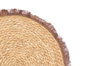 Kinvara Salvamantel 38 cm avec Franges Couleur Chocolat en Coton et Enea (Set de 24)