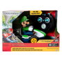 JAKKS PACIFIC - Voiture Mini RC Racer Luigi Mario Kart Nintendo - Télécommande radio contrôle - Taille 20 cm