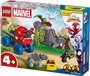LEGO Spidey - Jeu de construction Tout-terrain Dinosaurio et Équipement Spidey à la rescousse - À partir de 4 ans