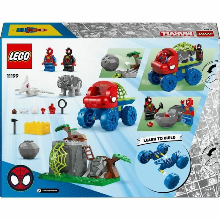 Lego Marvel Spidey et ses amis extraordinaires Sauvetage de l'équipe Spidey en dino-véhicule 11199