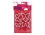 Misskuty Lot de 4 emporte-pièces fins ZAG papillons de base