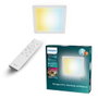 Philips Valen Plafonnier LED carré blanc, 13 W, 1550 lm, 2200-6500 K, 295 x 37 x 295 mm